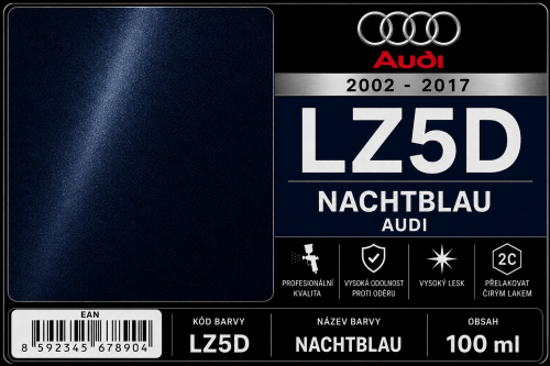 LZ5D Nachtbau Audi 2002-2017, 100ml