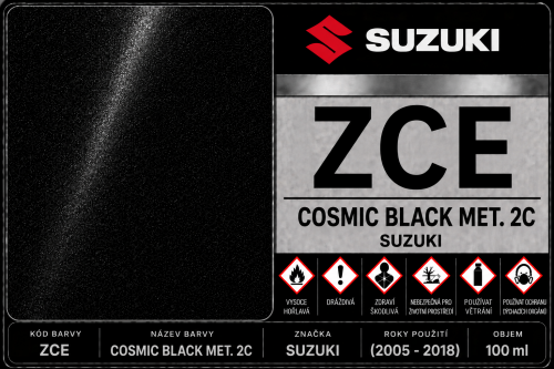 ZCE COSMIC BLACK MET. 2C SUZUKI (2005 - 2018) 100 ml
