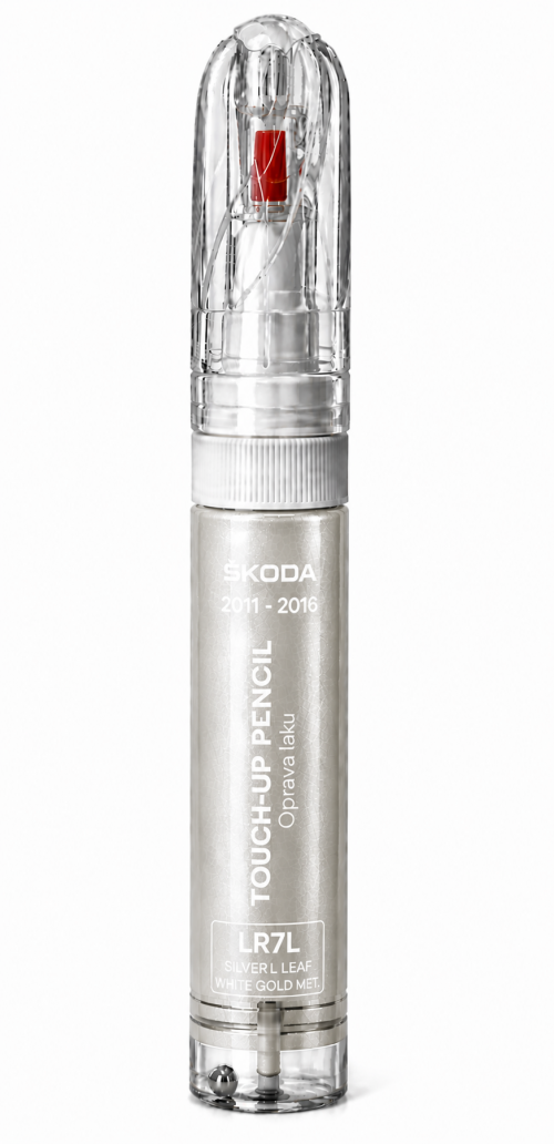 LR7L SILVERL LEAF WHITE GOLD MET. SKODA 2011 - 2016 Tužka 20ml