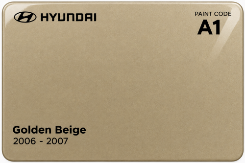 A1 Golden Beige, Hyundai 2006-2008, Barva ve spreji 400 ml