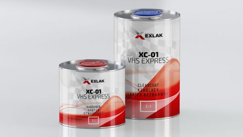 EXLAK lak čirý VHS Express XC-01 - 1 l s tužidlem 0,5l