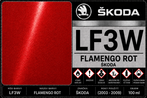 LF3W Flamengo Rot Škoda (2003-2009) 100 ml