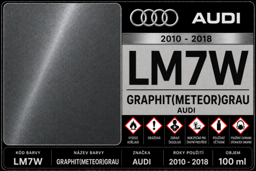 LM7W GRAPHIT(METEOR)GRAU AUDI 2010 - 2018 100ml