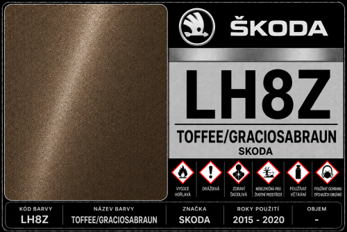 LH8Z TOFFEE/GRACIOSA/BRAUN VW, ŠKODA , Porsche (2009 - 2020) 100 ml