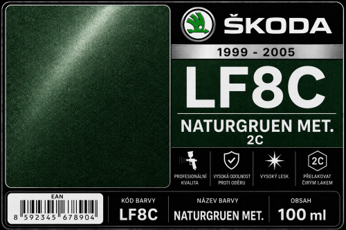 LF8C NATURGRUEN MET. 2C SKODA (1999 - 2005) 100ml