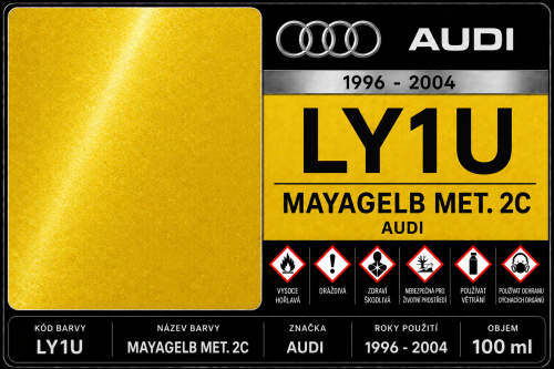 LY1U MAYAGELB MET.2C AUDI 1996-2004 100ml