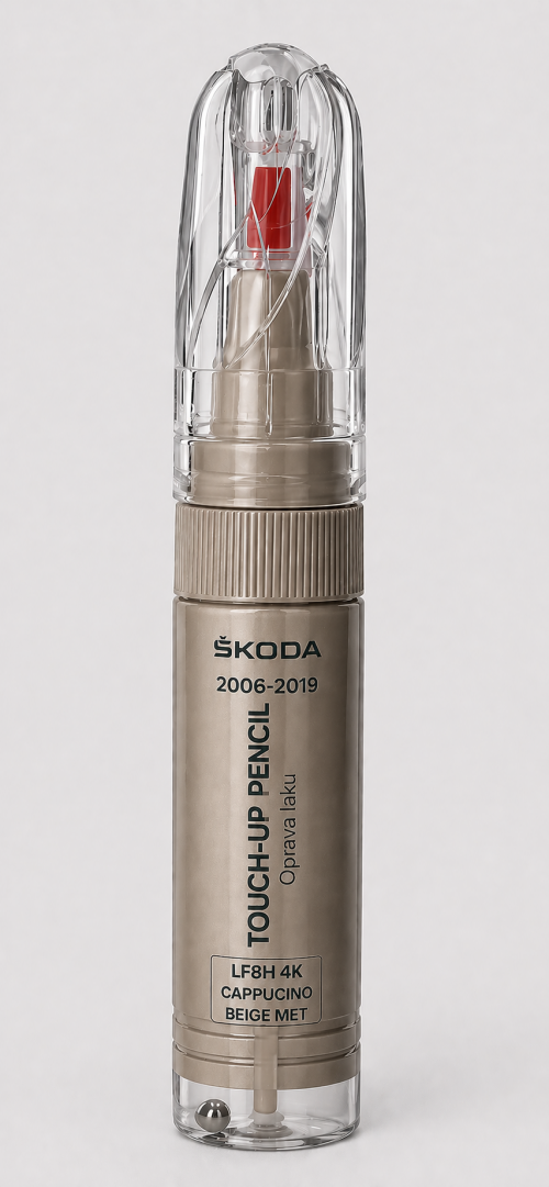 Opravná tužka 2v1, Škoda LF8H, 9202, 4K Capuccino 20ml