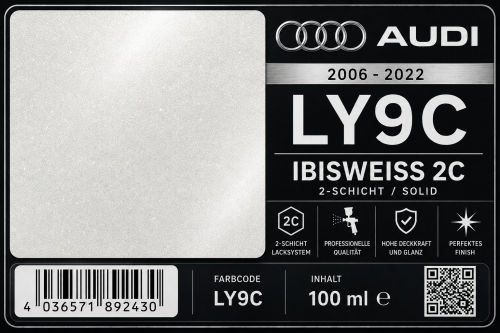 LY9C IBISWEISS AUDI 2006-2022 100ml